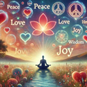 सकारात्मक वचन और सत्संकल्प/मन के साथ एक खेल