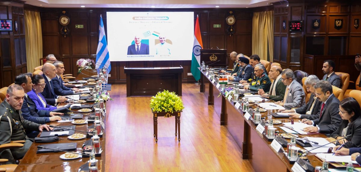भारत-ग्रीस के बीच रक्षा सहयोग को नई मजबूती, 5 वर्षीय रोडमैप पर सहमति